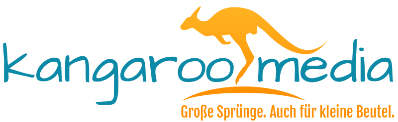 kangaroo.media Retina Logo Slogan